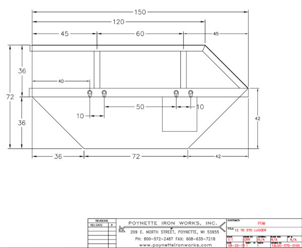 12YD STD LUGGER
