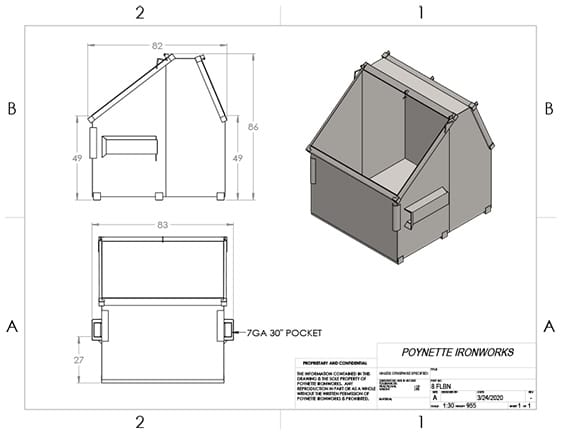 8yd Front Load Barn