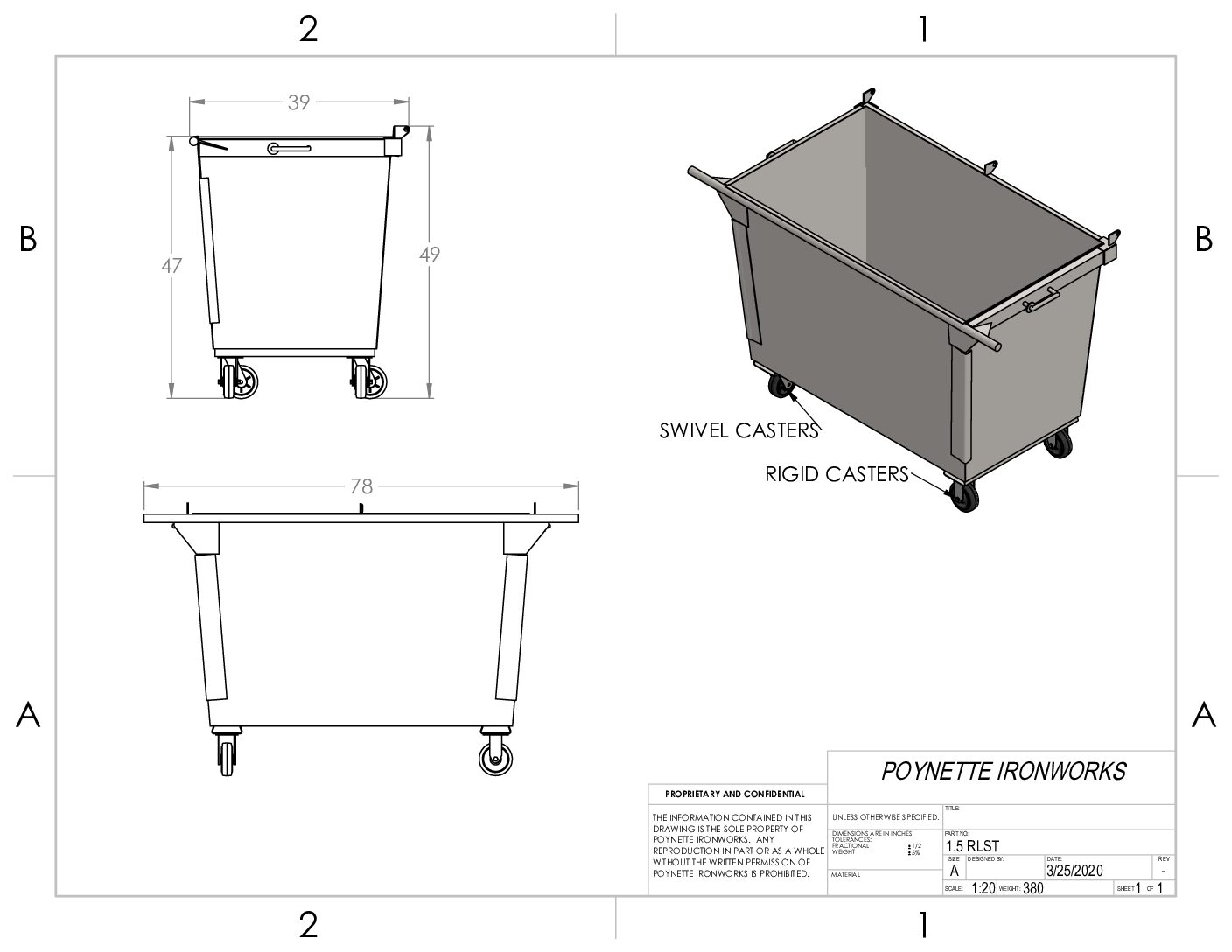 Stacking Rear Load Stacking Rear Load