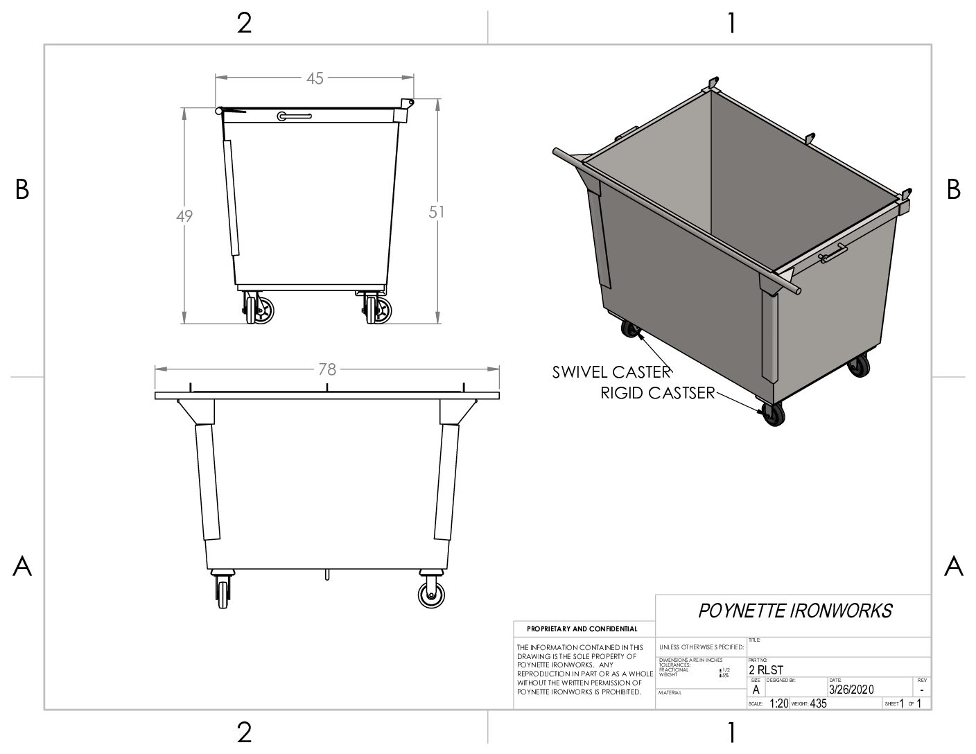 Stacking Rear Load Stacking Rear Load