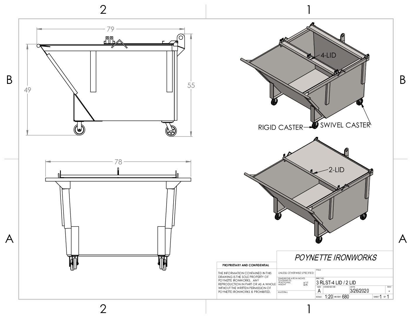 Stacking Rear Load Stacking Rear Load